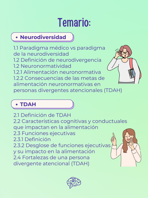 Webinar: Nutrición y divergencia atencional (TDAH) - Imagen 2